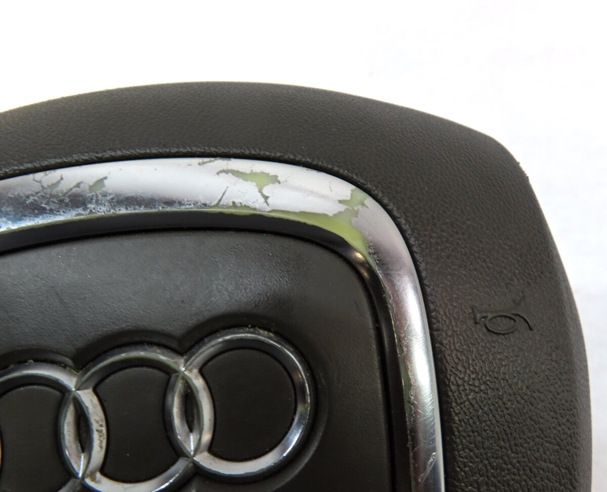 Thumbnail 6: 2011-2015 AUDI Q7 (4L) LEFT DRIVER STEERING WHEEL SRS AIRBAG AIR BAG (PIMENTO)