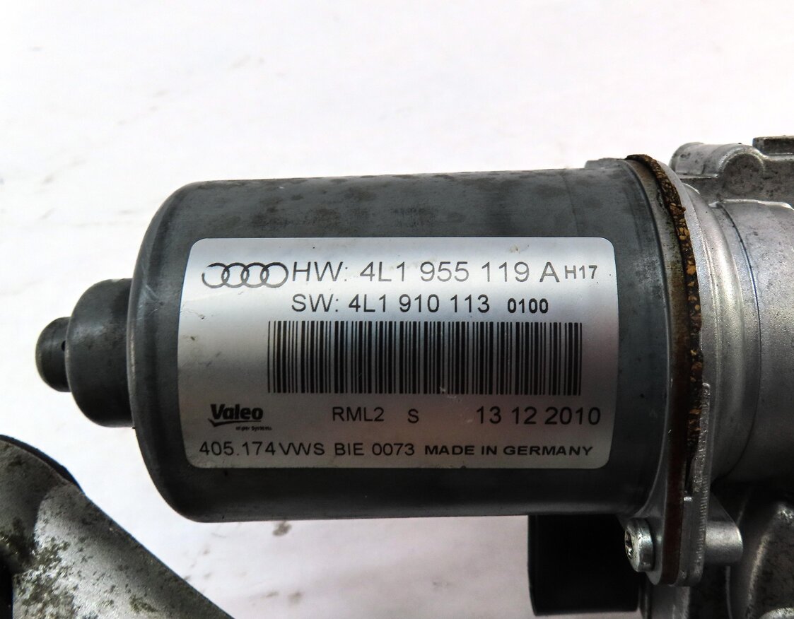 Thumbnail 6: 2007-2015 AUDI Q7 (4L) FRONT WINDSHIELD WIPER MOTOR w/ LINKAGE