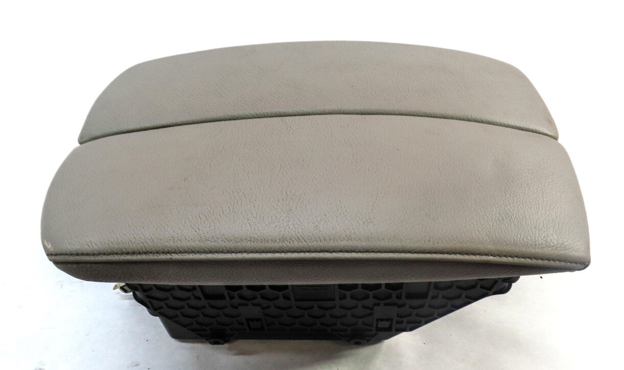 Thumbnail 3: 08-14 BMW X5 X6 (E70 E71 E72) FRONT CENTER CONSOLE ARMREST COMPARTMENT (OYSTER)