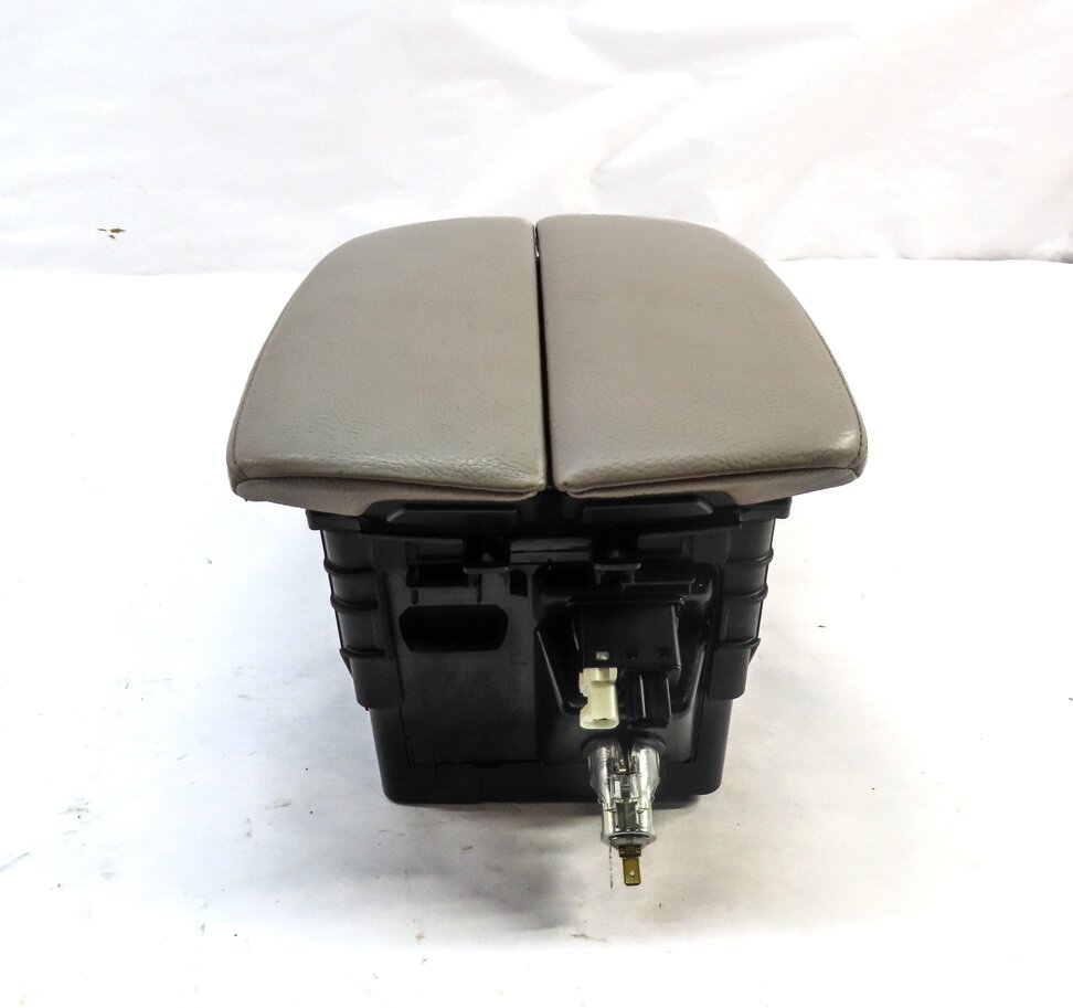 Thumbnail 4: 08-14 BMW X5 X6 (E70 E71 E72) FRONT CENTER CONSOLE ARMREST COMPARTMENT (OYSTER)