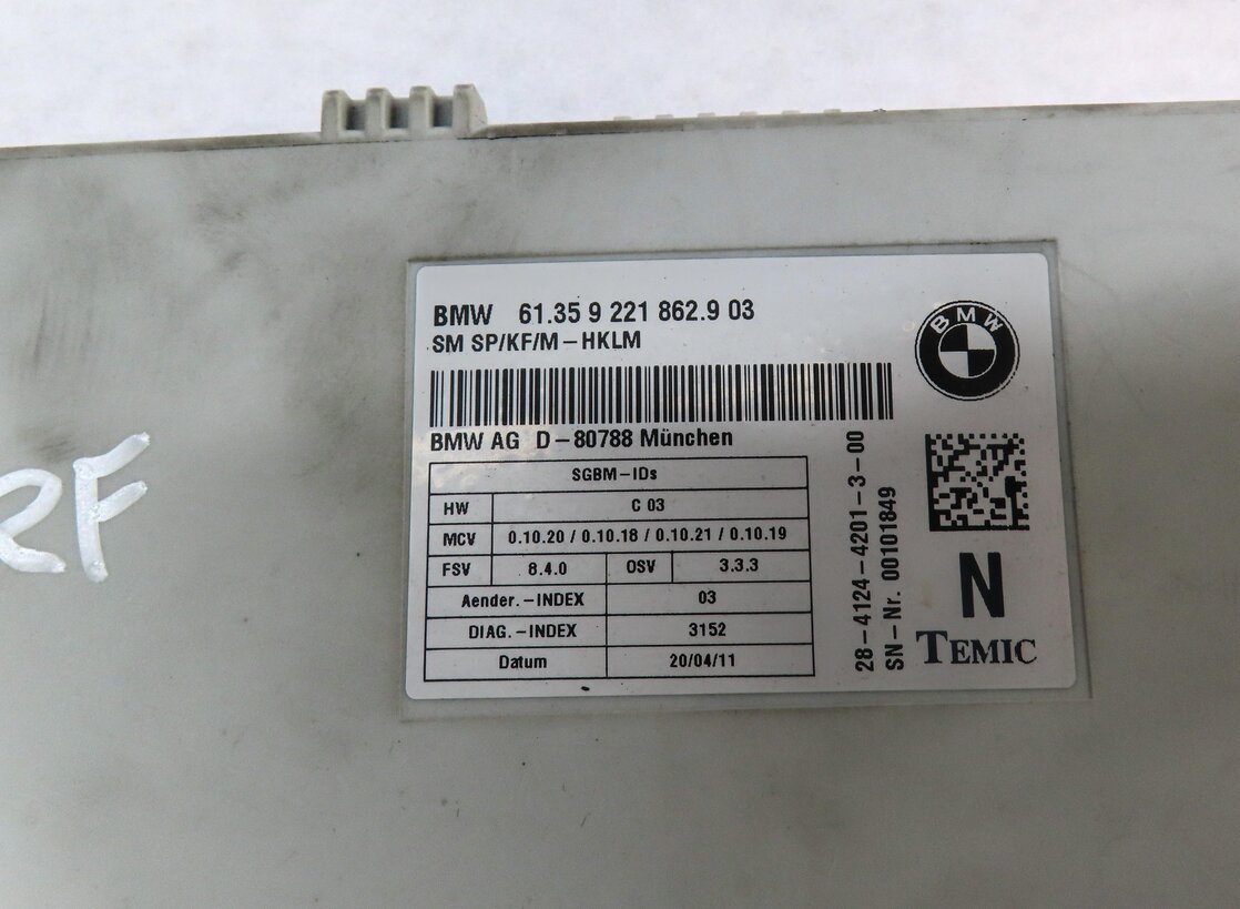 Thumbnail 3: 2010-2016 BMW 128i 328i 335i M3 X1 X5 X6 Z4 - FRONT MEMORY SEAT CONTROL MODULE