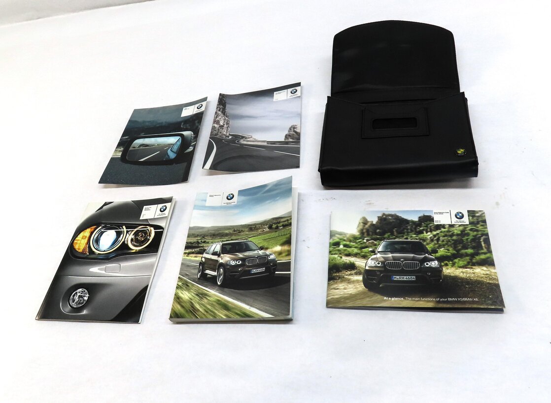 Thumbnail 2: 2012 BMW X5 (E70) OWNERS MANUAL BOOK BOOKLET GUIDE SET w/ CASE