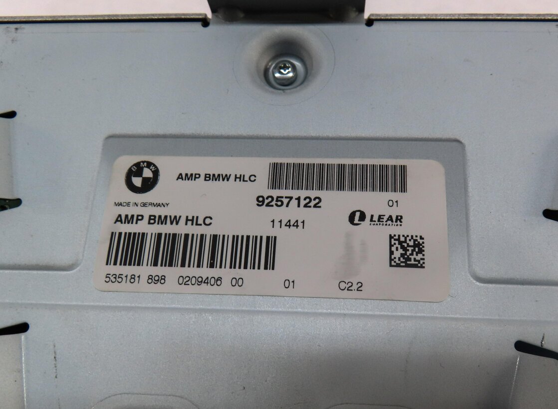 Thumbnail 4: 2011-2013 BMW X5 X5M (E70 E71) RADIO STEREO MEDIA AUDIO AMP AMPLIFIER (LEAR)