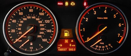 Thumbnail 2: 2011-2013 BMW X5 3.0L TURBO / 4.4L TWIN TURBO SPEEDOMETER GAUGE CLUSTER (189k)