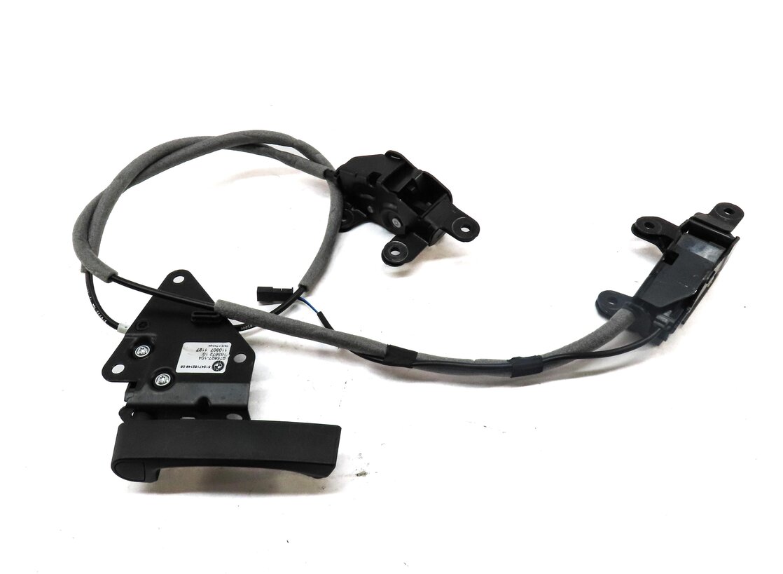 2012 BMW X5 (E70) REAR TRUNK LEFT & RIGHT TAILGATE RELEASE HANDLE w/ CABLES