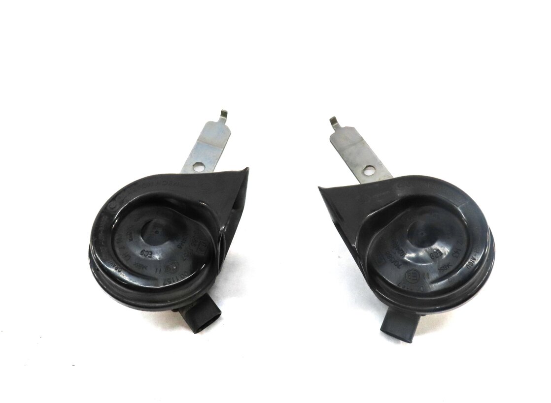 Thumbnail 2: 2010-2014 BMW X5 X6 (E70 E71) HIGH & LOW TONE SAFETY HORN SET-2