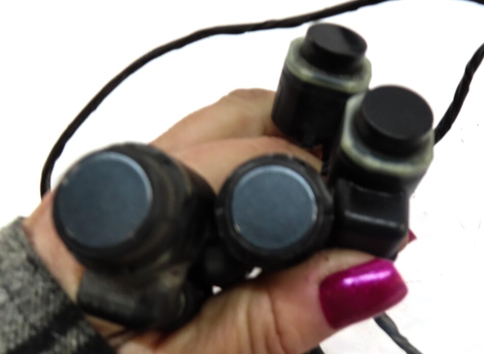 Thumbnail 4: 2012 BMW X5 (E70) REAR PDC PARK DISTANCE SENSOR SET w/ HARNESS (PLATINUM GRAY)