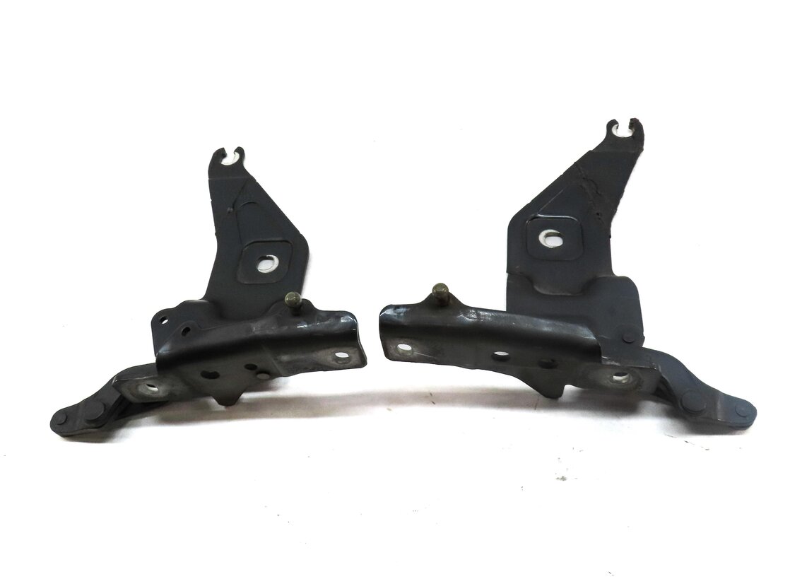 Thumbnail 3: 07-14 BMW X5 X6 (E70 E71) FRONT LEFT & RIGHT HOOD HINGE SET (PLATINUM GRAY A68)