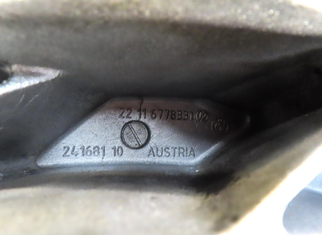 Thumbnail 7: 2012 BMW X5 (E70) 3.0L N55 ENGINE LEFT & RIGHT MOTOR MOUNT BRACKET SET-2