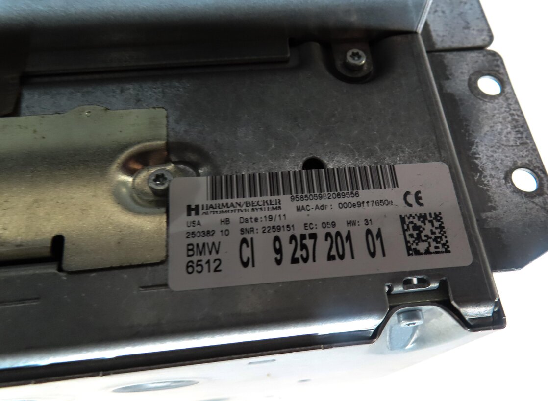 Thumbnail 6: 2010-2014 BMW X5 X5M X6 X6M (E70 E71) RADIO STEREO CD GPS NAVIGATION RECEIVER