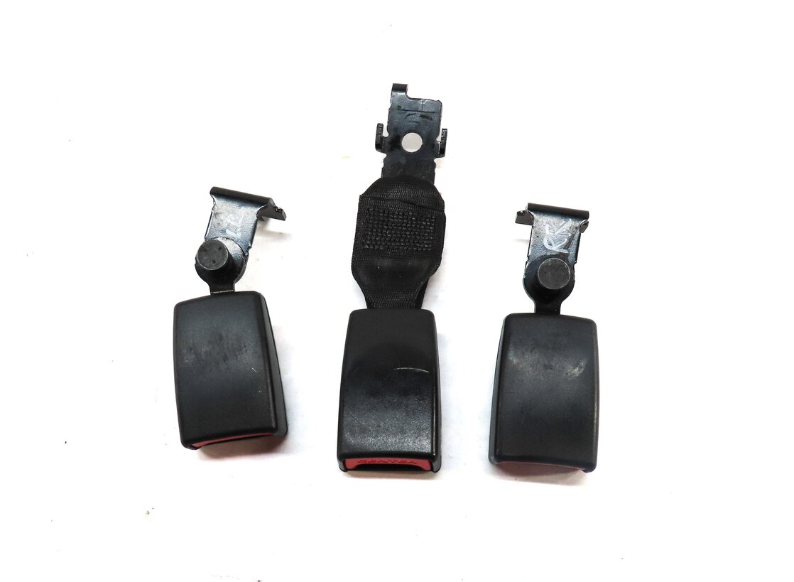 Thumbnail 2: 2012 BMW X5 (E70) REAR SEAT LEFT CENTER RIGHT SEATBELT BUCKLE RECEIVER SET-3