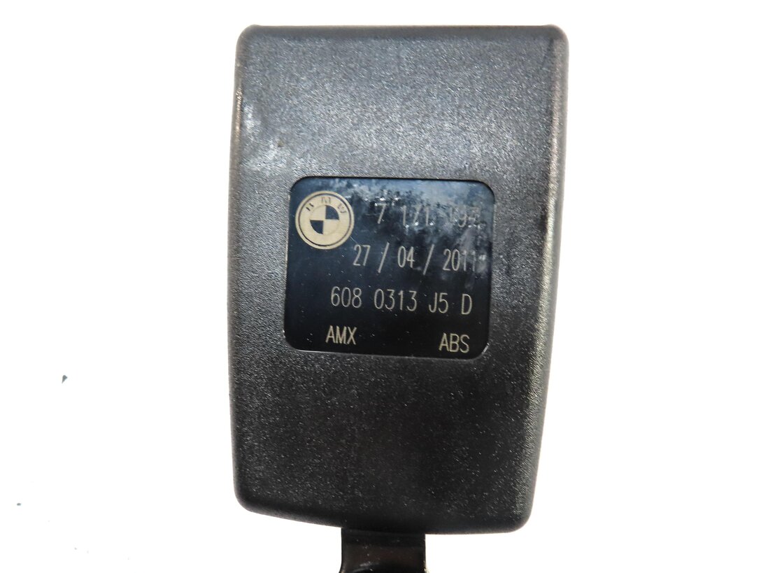 Thumbnail 4: 2012 BMW X5 (E70) REAR SEAT LEFT CENTER RIGHT SEATBELT BUCKLE RECEIVER SET-3