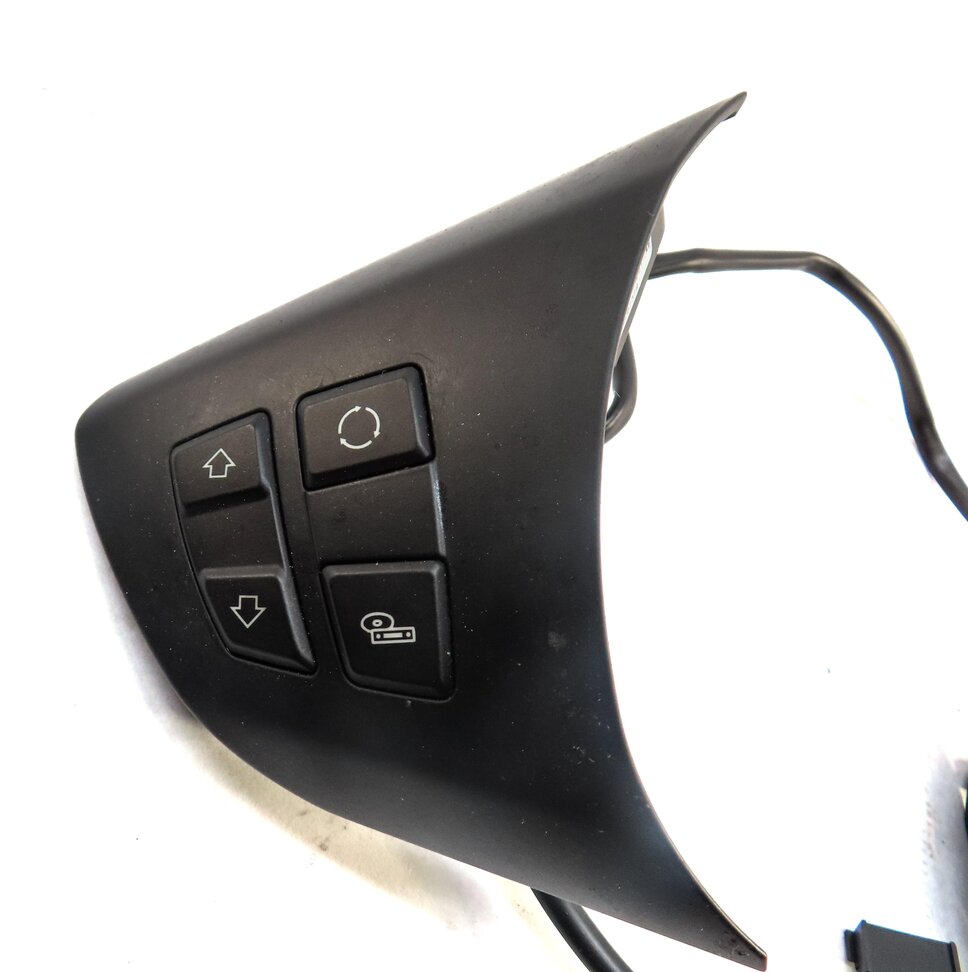 Thumbnail 5: 2012 BMW X5 (E70) LEFT & RIGHT PHONE MEDIA STEERING WHEEL SWITCH BUTTON SET-2