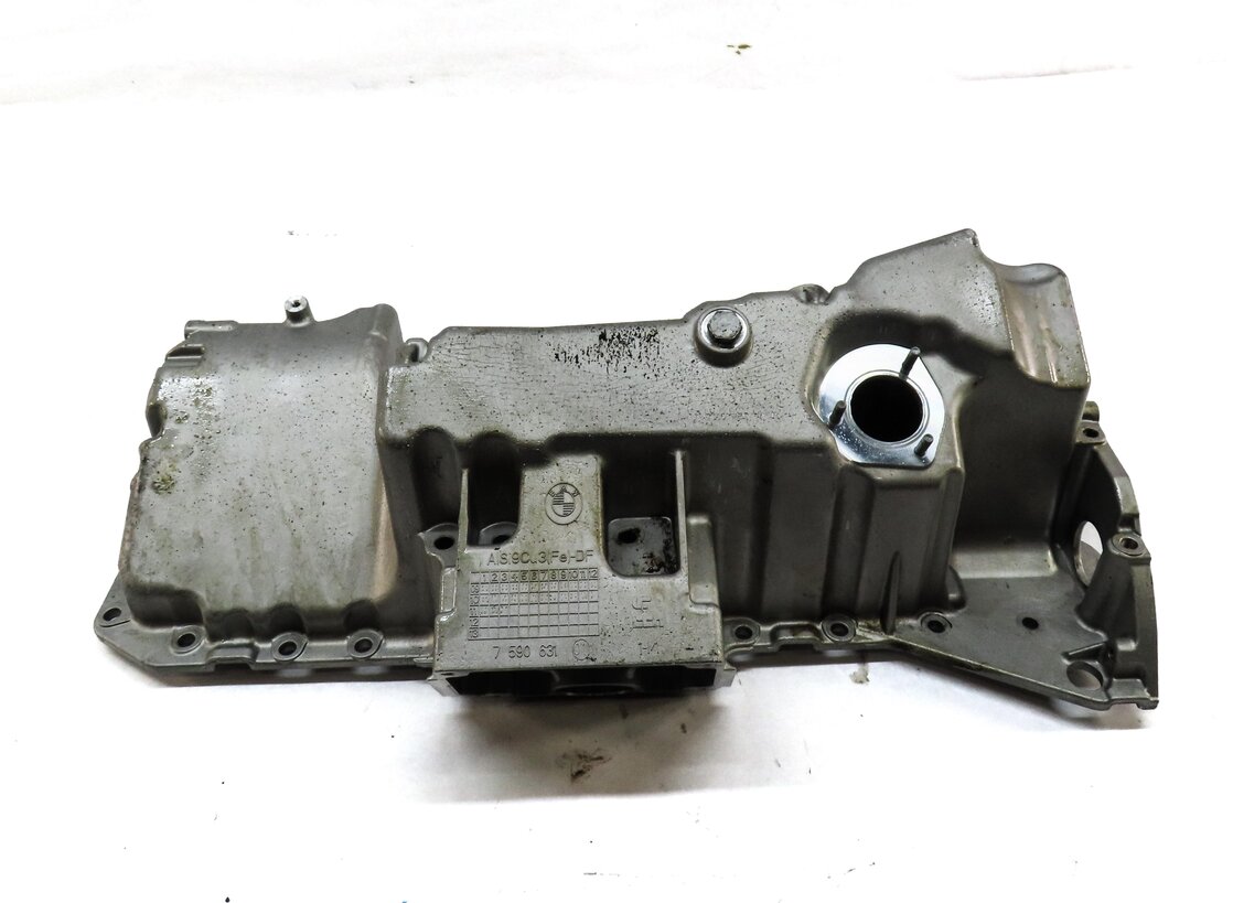 Thumbnail 7: 11-14 BMW X5 X6 (E70 E71) 3.0L N55 TURBO ENGINE OIL PAN w/ OUTPUT AXLE FLANGE