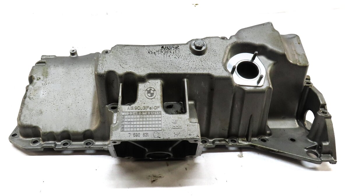 Thumbnail 8: 11-14 BMW X5 X6 (E70 E71) 3.0L N55 TURBO ENGINE OIL PAN w/ OUTPUT AXLE FLANGE