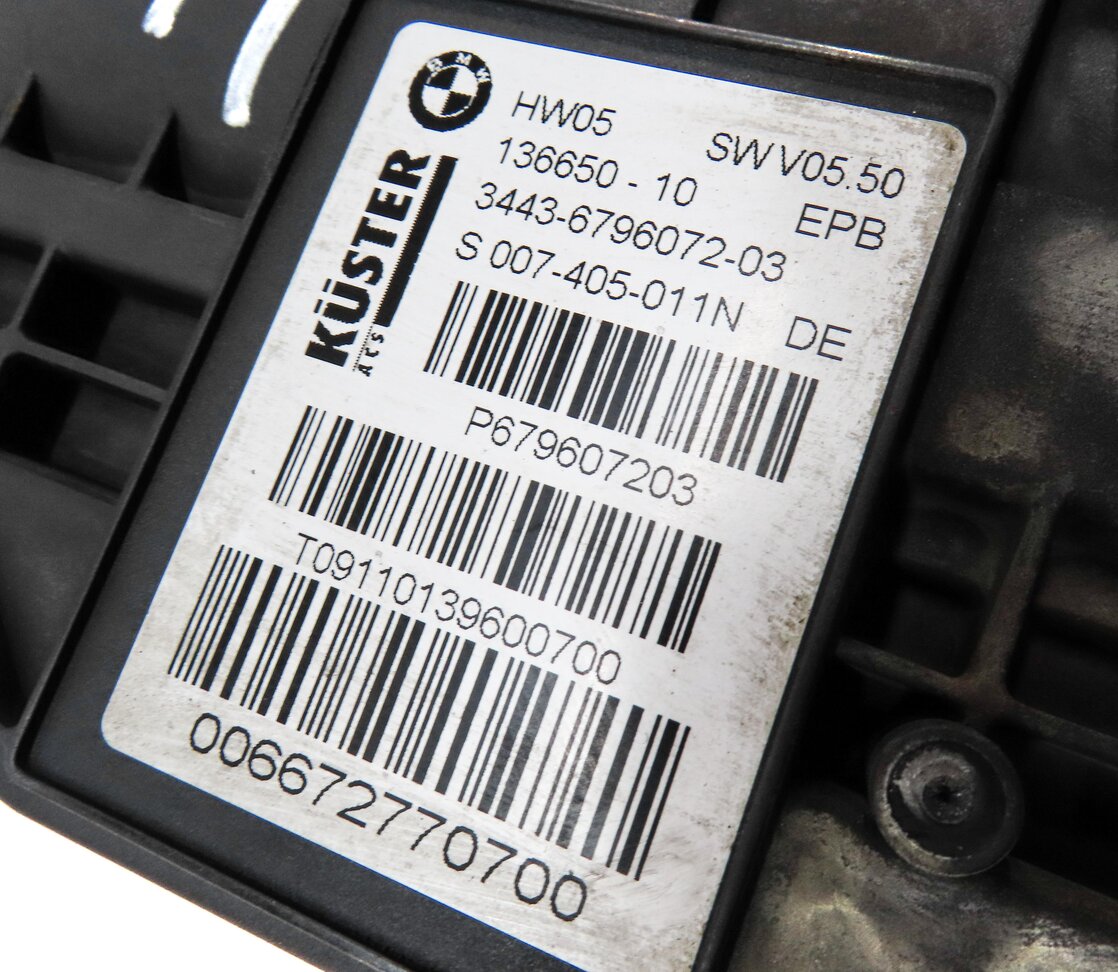 Thumbnail 6: 2012 BMW X5 (E70) EMERGENCY ELECTRONIC PARKING BRAKE ACTUATOR MOTOR w/ CABLES