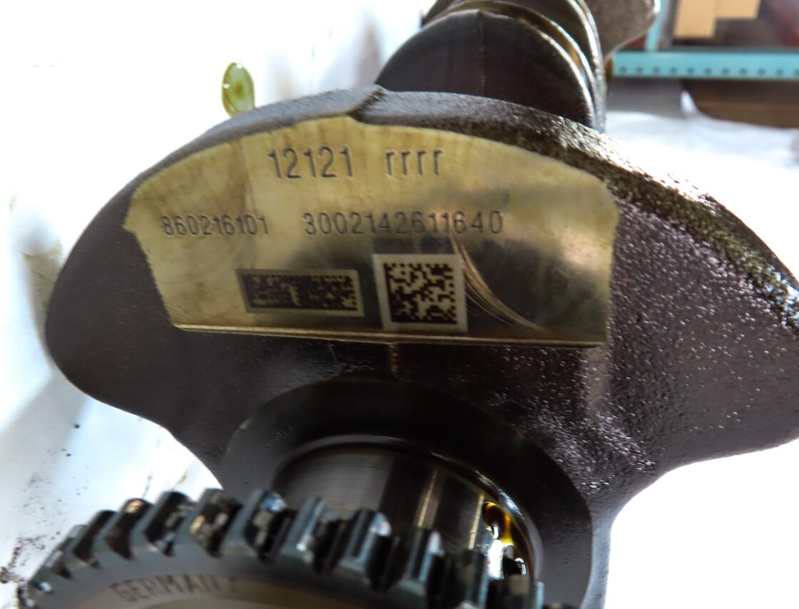 Thumbnail 6: 2015 BMW 428i (F32) 2.0L TURBO N20 ENGINE CRANKSHAFT CRANK SHAFT 11212212762