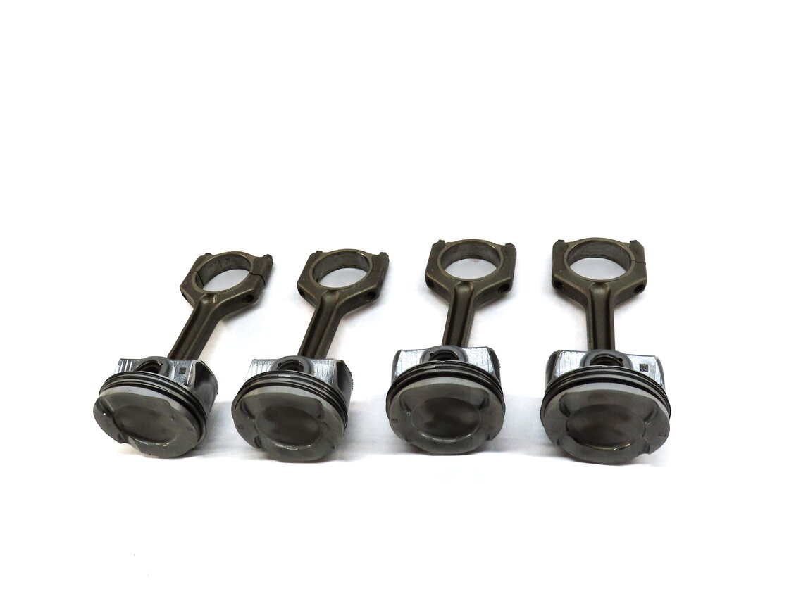 Thumbnail 2: 14-18 BMW 2 3 4 5 X1 X3 X5 Z4 2.0L (F10 F22 F30) TURBO N20 N26 PISTON & ROD SET4
