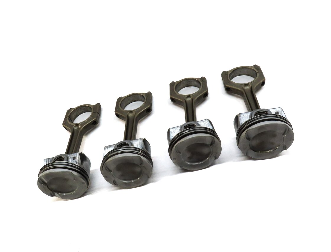 Thumbnail 3: 14-18 BMW 2 3 4 5 X1 X3 X5 Z4 2.0L (F10 F22 F30) TURBO N20 N26 PISTON & ROD SET4