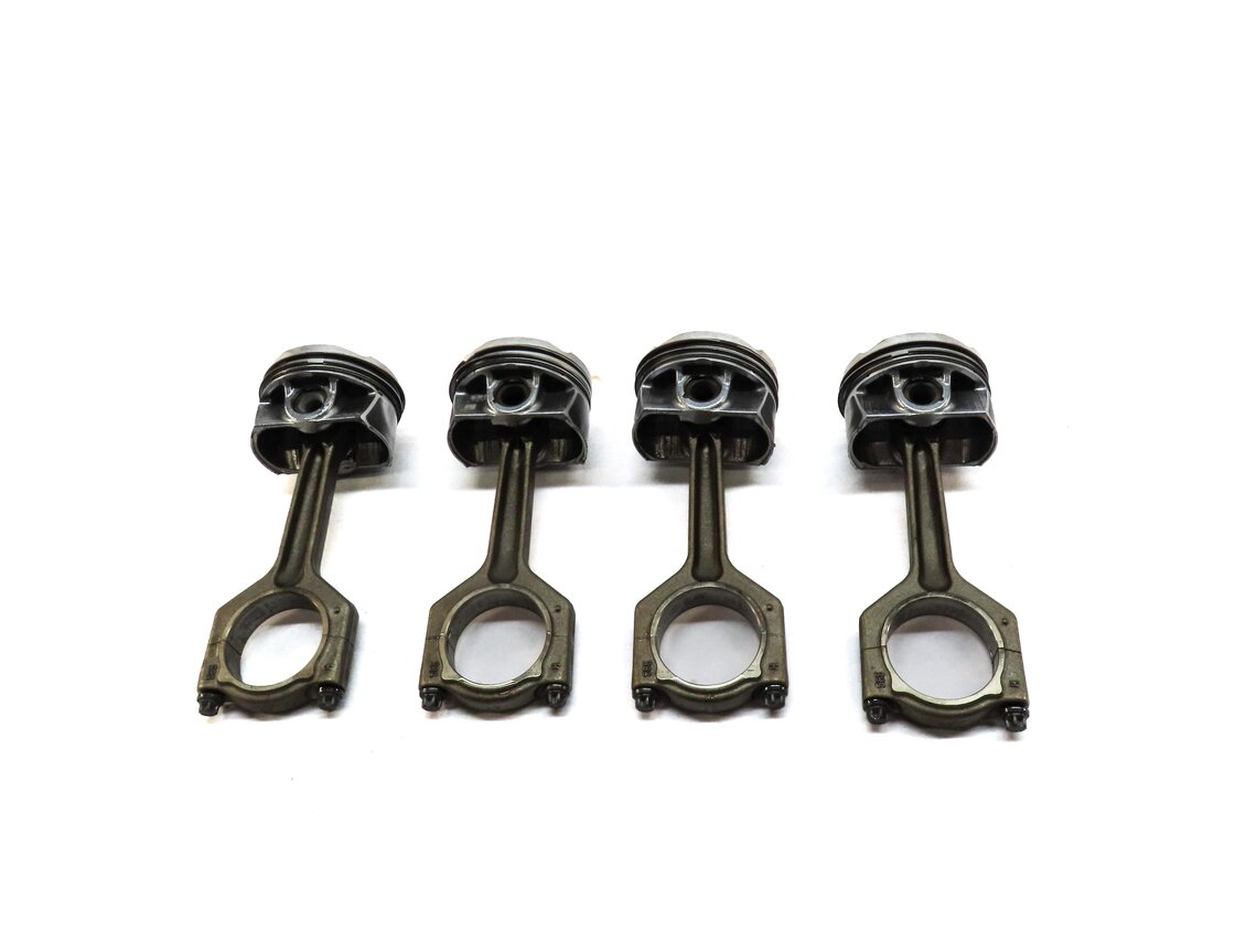 Thumbnail 4: 14-18 BMW 2 3 4 5 X1 X3 X5 Z4 2.0L (F10 F22 F30) TURBO N20 N26 PISTON & ROD SET4