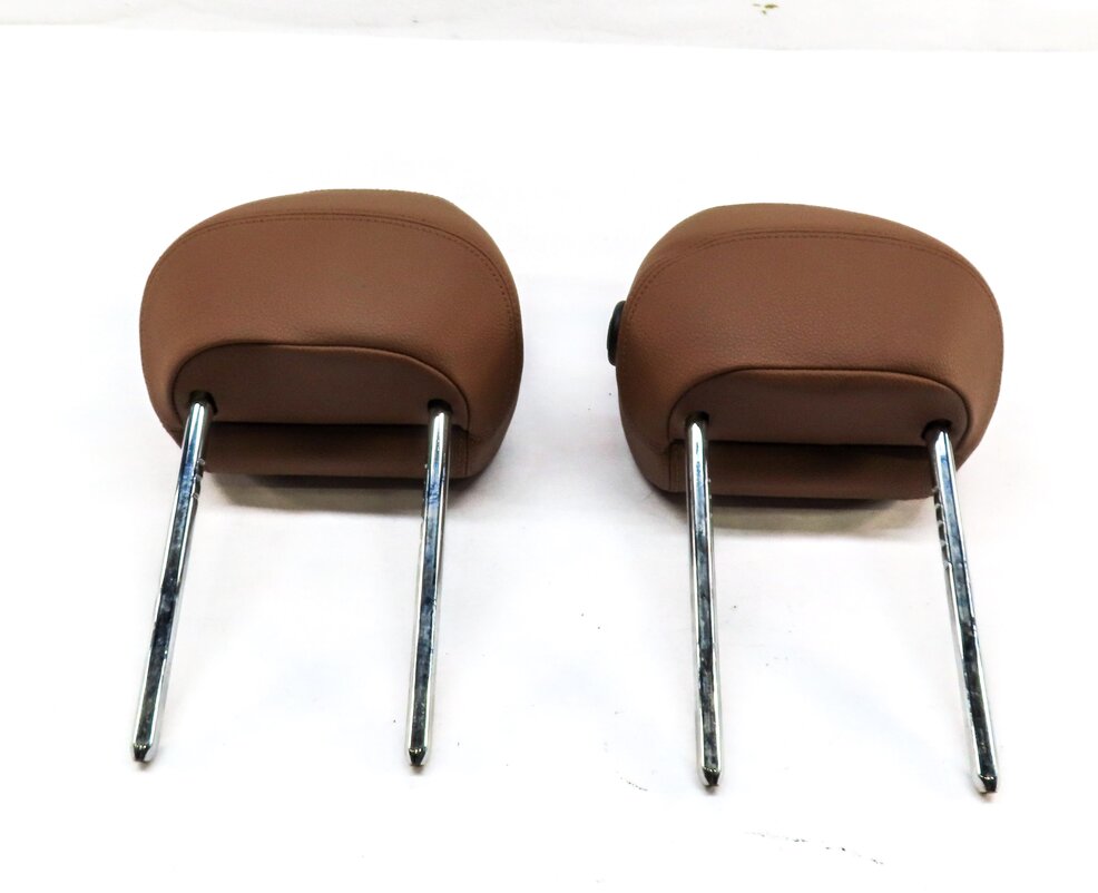 Thumbnail 5: 12-20 BMW 3 4 ACTIVE 3 M3 (F32) FRONT LEFT & RIGHT HEADREST SET 2 (SADDLE BROWN)
