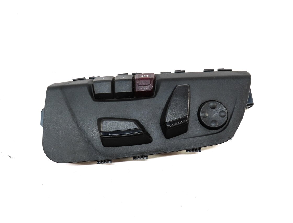 Thumbnail 2: 2015 BMW 428i (F32) FRONT LEFT DRIVER SEAT ADJUST ADJUSTMENT SWITCH (BLACK)