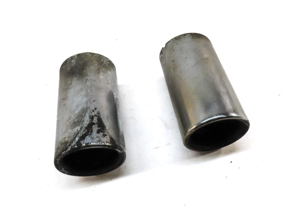 2012-2016 BMW 328i 328iGT 428i (F30 F32 F34) LEFT & RIGHT REAR EXHAUST TIP SET2