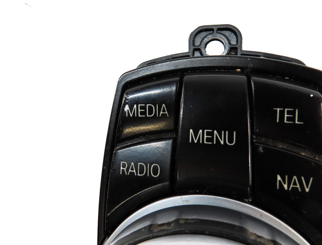 Thumbnail 6: 12-20 BMW 2 3 4 SERIES (F22 F30 F32 F34) STEREO NAVIGATION i-DRIVE SWITCH KNOB