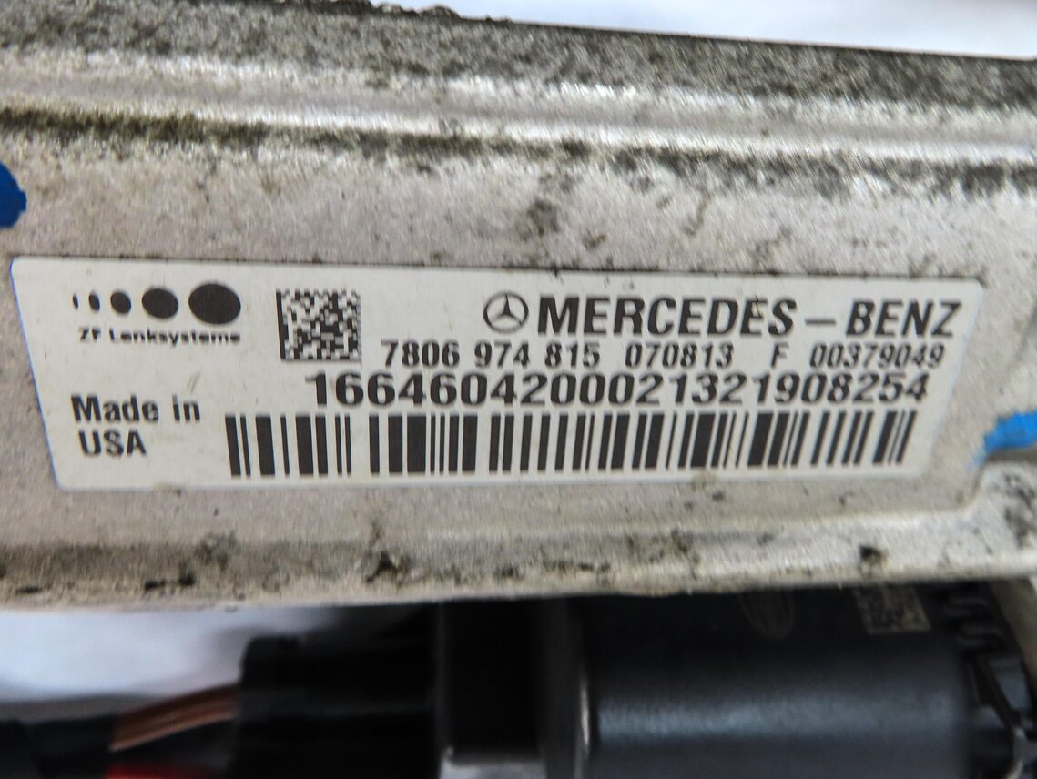 Thumbnail 5: 2013-2016 MERCEDES GL ML CLASS W166 X166) POWER STEERING GEAR RACK & PINION