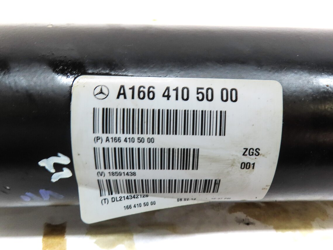 Thumbnail 4: 2014-2016 MERCEDES GL450 GL550 (X166) REAR DRIVESHAFT DRIVELINE DRIVE LINE SHAFT