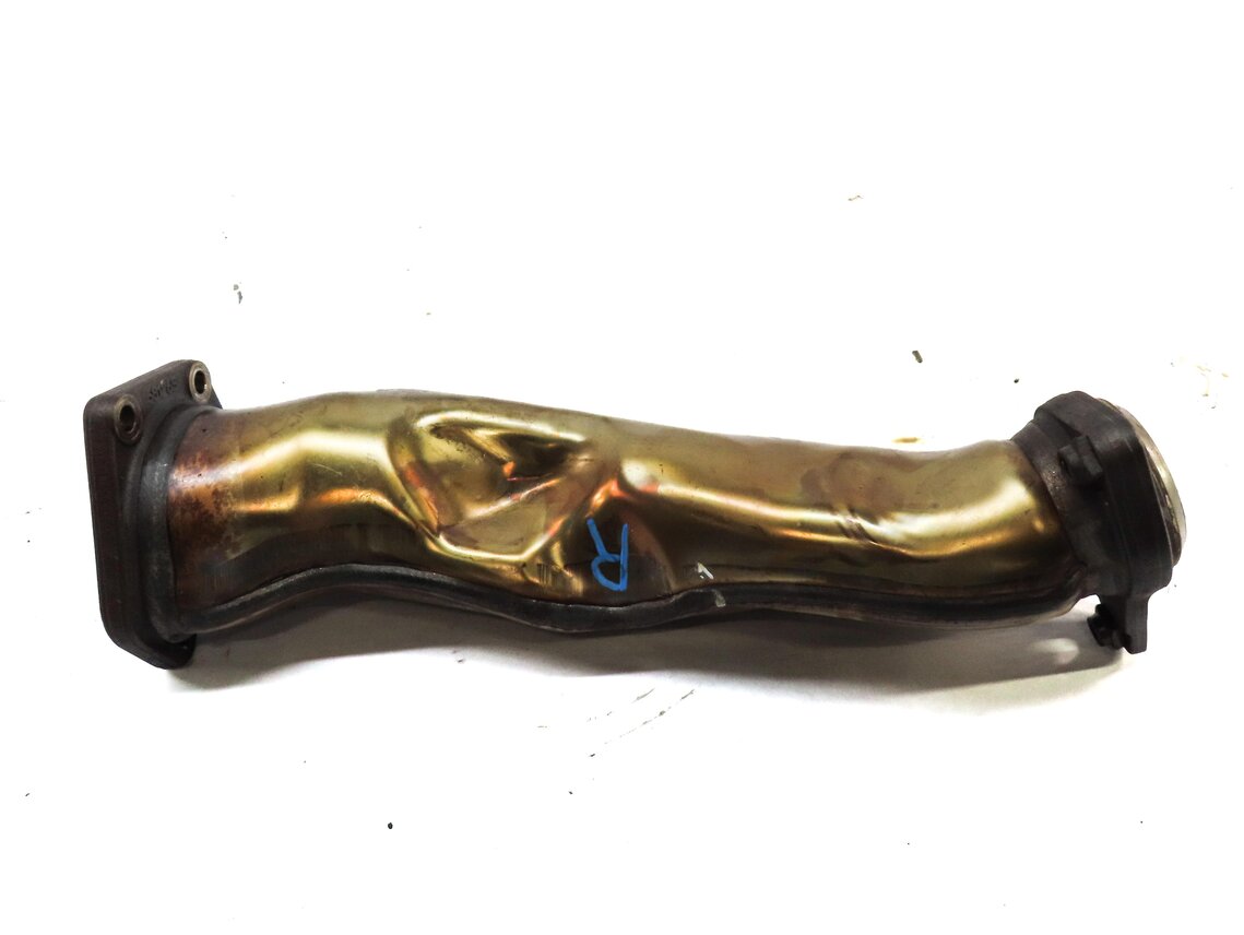 Thumbnail 3: 2014 MERCEDES GL450 (X166) 4.6L ENGINE RIGHT TURBO EXHAUST MANIFOLD PIPE