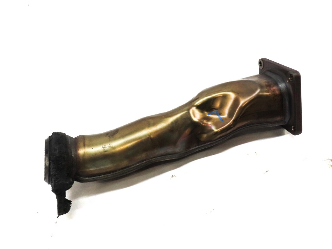 2014 MERCEDES GL450 (X166) 4.6L ENGINE LEFT TURBO EXHAUST MANIFOLD PIPE