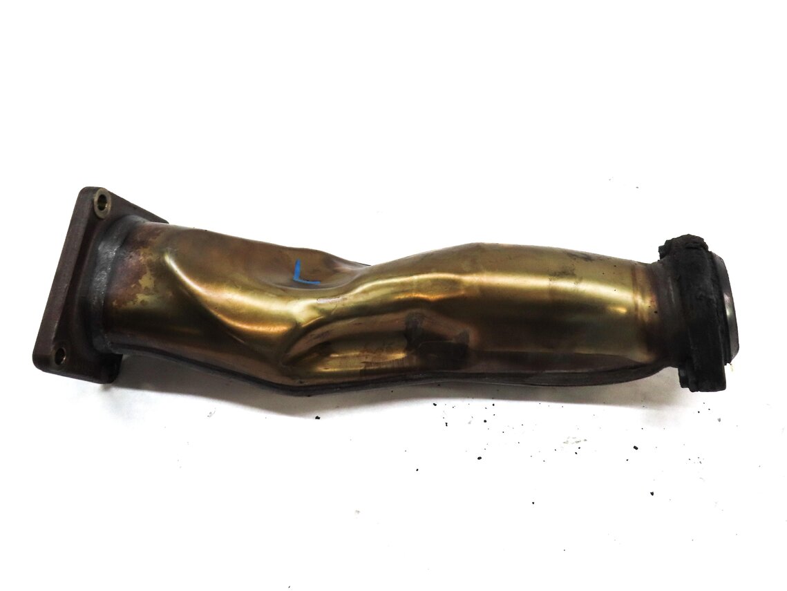 Thumbnail 3: 2014 MERCEDES GL450 (X166) 4.6L ENGINE LEFT TURBO EXHAUST MANIFOLD PIPE