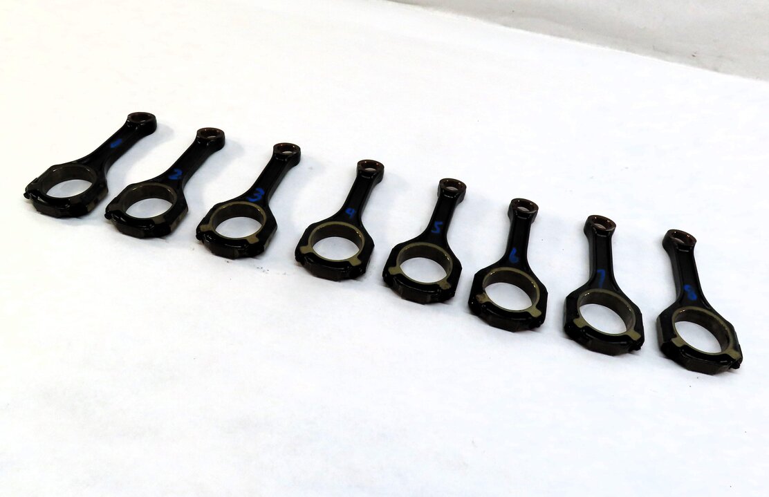 2014 MERCEDES GL450 (X166) 4.6L TURBO ENGINE CONNECTING ROD SET 8 2780300520