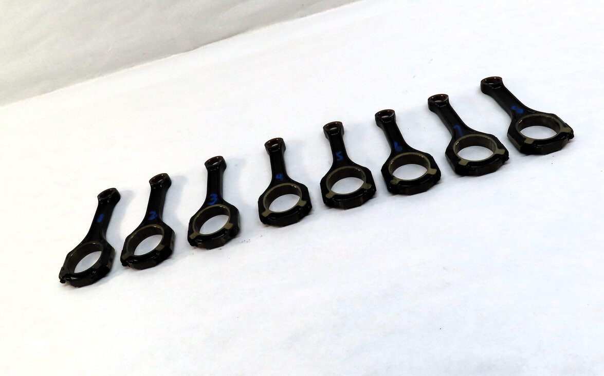 Thumbnail 3: 2014 MERCEDES GL450 (X166) 4.6L TURBO ENGINE CONNECTING ROD SET 8 2780300520