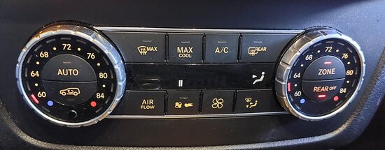 Thumbnail 2: 14-19 MERCEDES GL GLS CLASS (X166) FRONT HVAC A/C HEATER CLIMATE CONTROL PANEL
