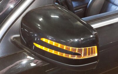 Thumbnail 2: 12-16 MERCEDES GL450 GL550 ML350 (W166 X166) LEFT - BLIND SPOT MIRROR (BLACK)