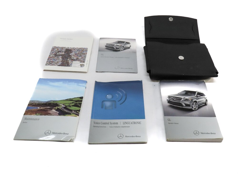 Thumbnail 2: 2014 MERCEDES GL450 (X166) OWNERS MANUAL BOOKLET SET 5 w/ CARRYING CASE