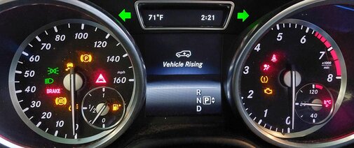 Thumbnail 2: 2014 MERCEDES GL450 GL550 ML350 ML550 (W166 X166) SPEEDOMETER GAUGE CLUSTER 190k