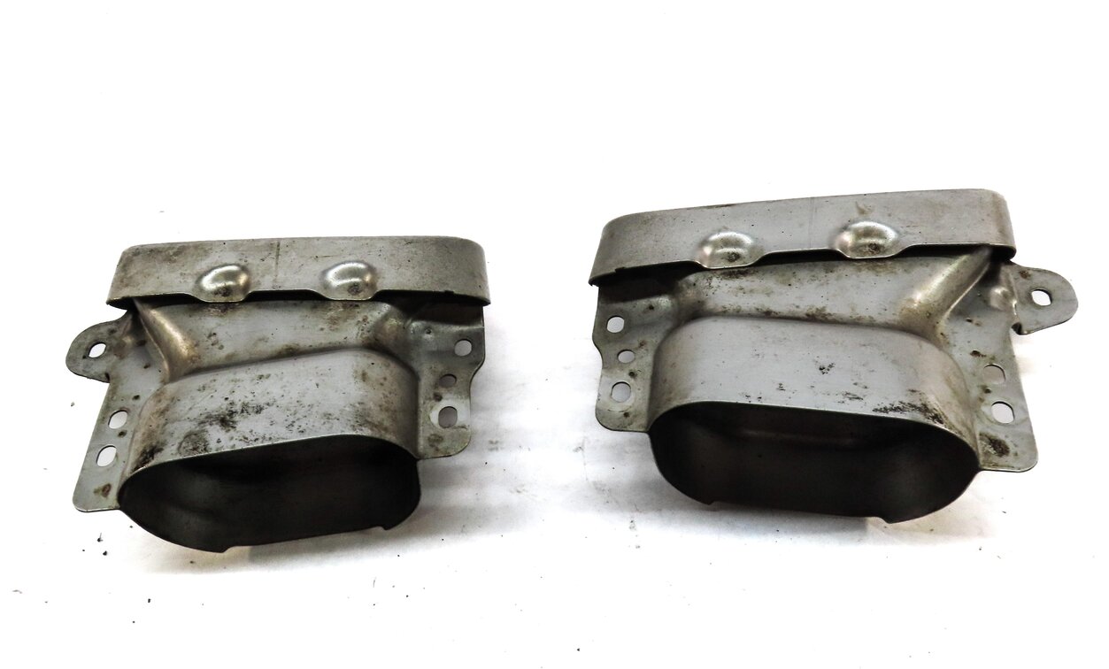 Thumbnail 3: 2013-2014 MERCEDES BENZ GL450 (X166) LEFT & RIGHT MUFFLER PIPE EXHAUST TIP SET-2