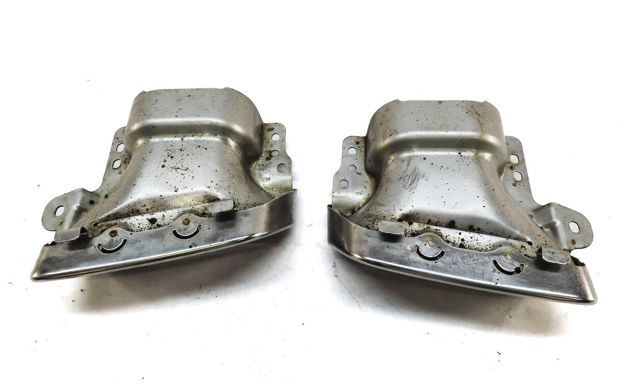 Thumbnail 4: 2013-2014 MERCEDES BENZ GL450 (X166) LEFT & RIGHT MUFFLER PIPE EXHAUST TIP SET-2