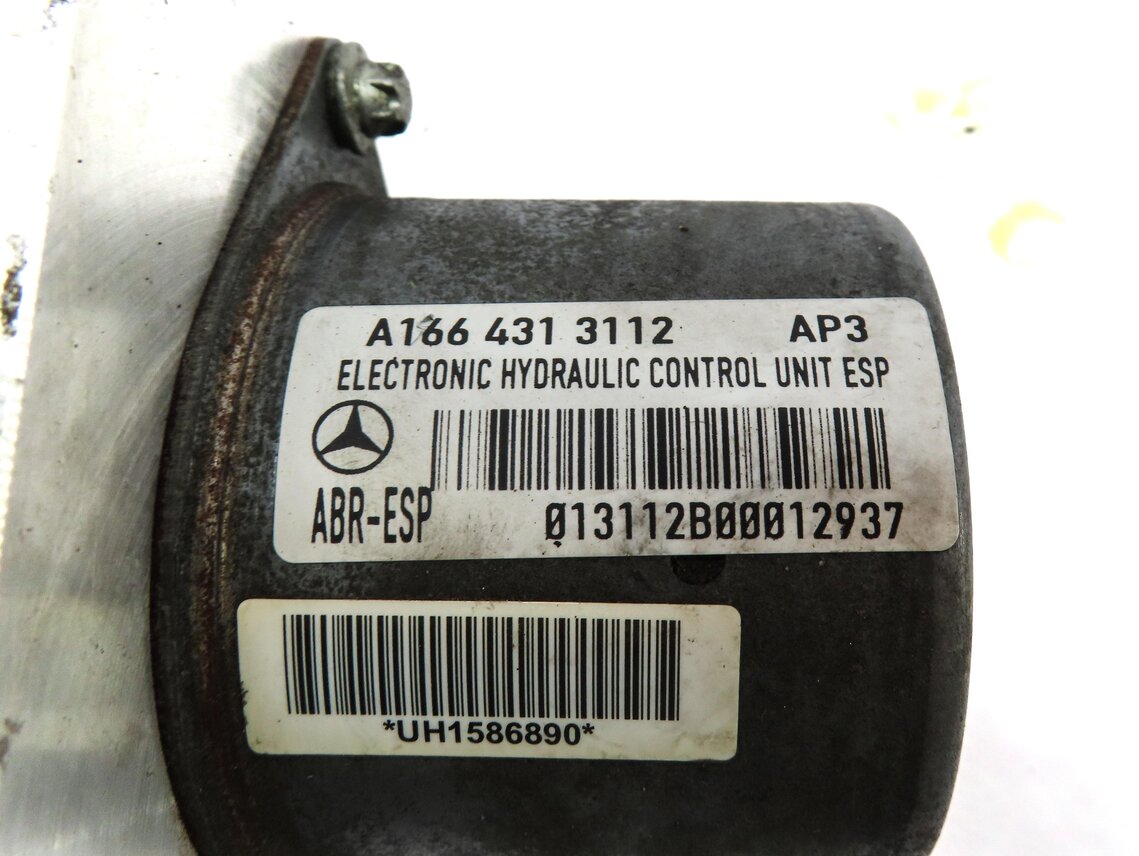 Thumbnail 6: 14-15 MERCEDES GL350 GL450 GL550 ML350 ML550 (W166 X166) ABS BRAKE PUMP MODULE