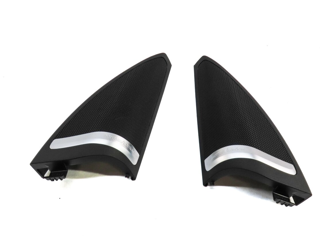 Thumbnail 2: 2014 MERCEDES GL450 (X166) HARMAN KARDON SPEAKER GRILLE COVER SET 2 (BLACK)