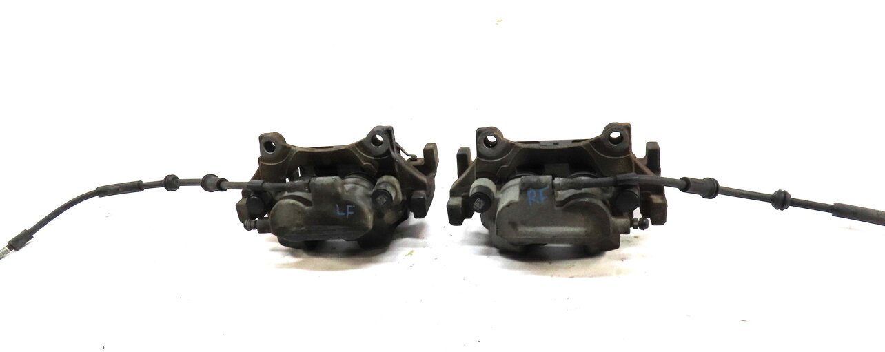 Thumbnail 3: 2012-2019 MERCEDES GL350 GL450 GLS350 ML350 (W166 X166) FRONT BRAKE CALIPER SET