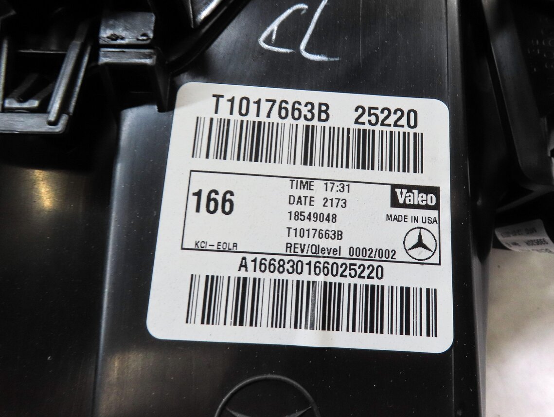 Thumbnail 5: 2014 MERCEDES GL450 X166 REAR 3RD ROW HVAC A/C HEATER BLOWER MOTOR FAN ASSEMBLY