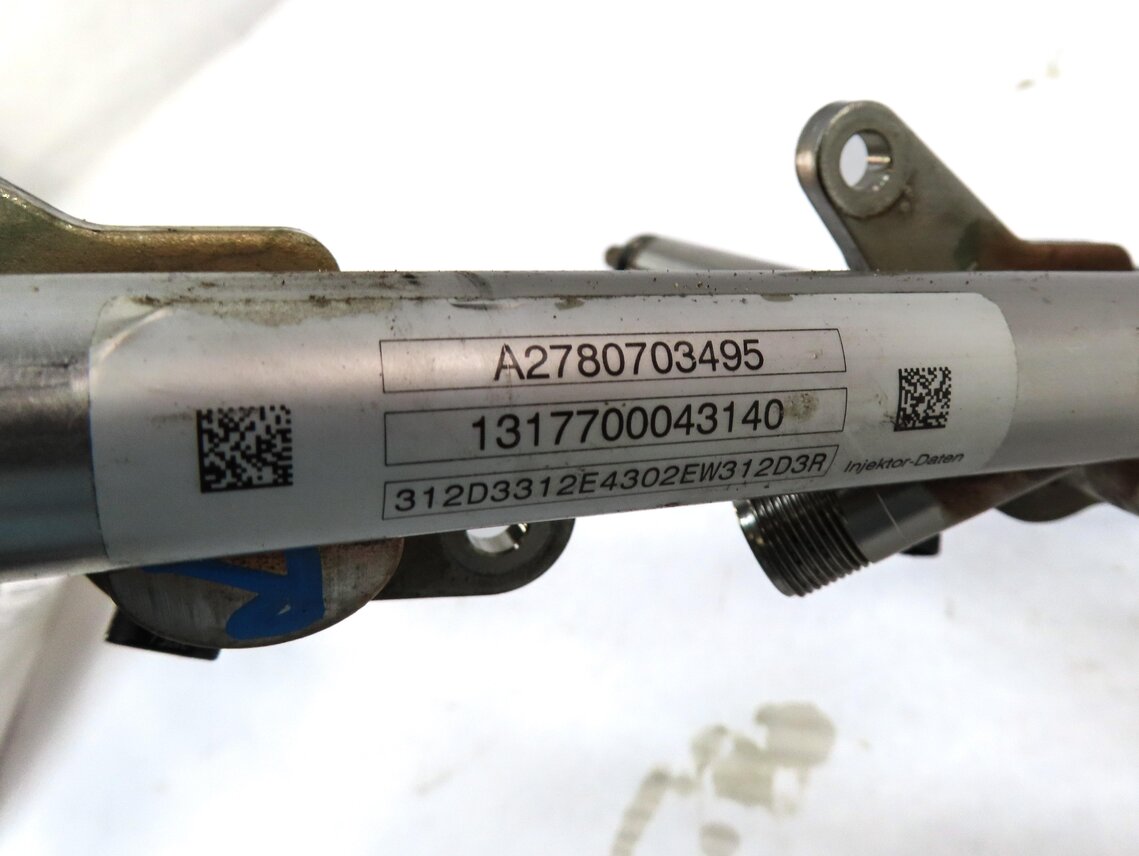 Thumbnail 5: 2014 MERCEDES GL450 X166 4.6L TURBO ENGINE RIGHT FUEL INJECTOR SET 4 & FUEL RAIL