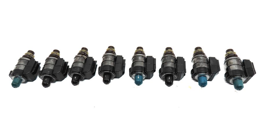 Thumbnail 6: 04-18 MERCEDES C CL E GL G ML S SLK 722.9 TRANSMISSION VALVE BODY SOLENOID SET-8