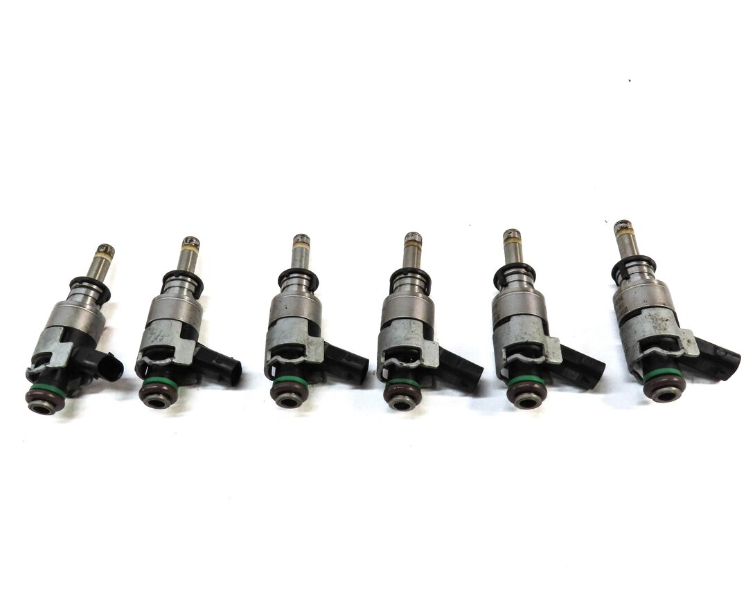 Thumbnail 2: 2011-2015 AUDI A6 A7 A8 Q5 Q7 S4 S5 (C7 D4 4L B8 8R 8T) 3.0L FUEL INJECTOR SET 6