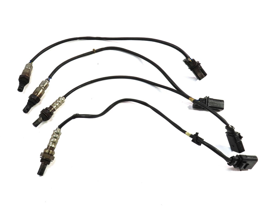 2012 AUDI A7 (C7 4G8) 3.0L SUPER CGXB ENGINE PRE POST CAT O2 OXYGEN SENSOR SET4