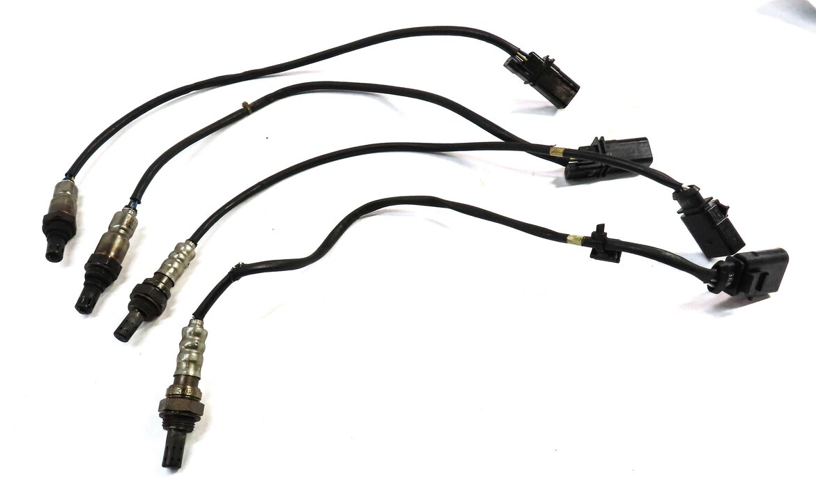 Thumbnail 2: 2012 AUDI A7 (C7 4G8) 3.0L SUPER CGXB ENGINE PRE POST CAT O2 OXYGEN SENSOR SET4